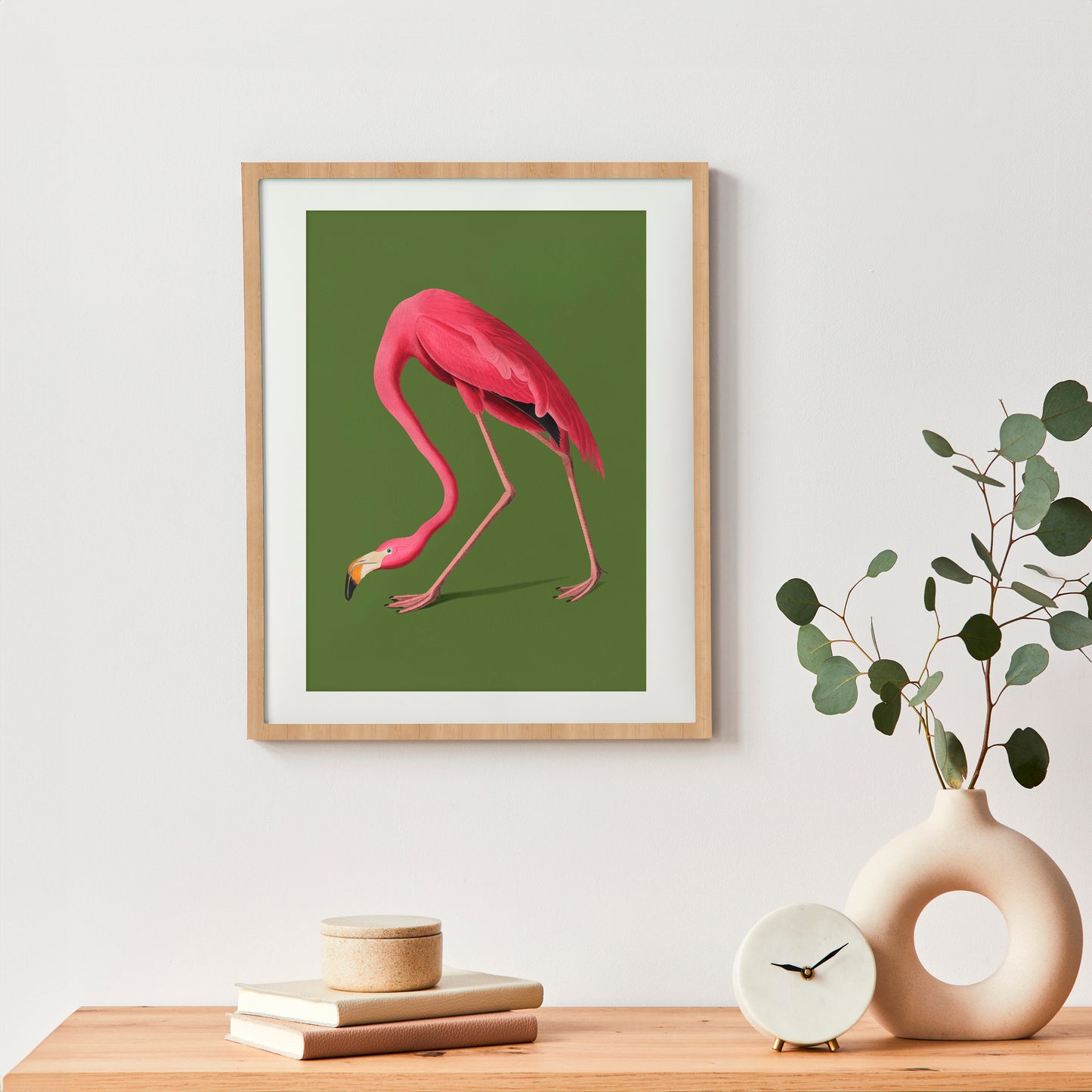 Pink Flamingo Art Print