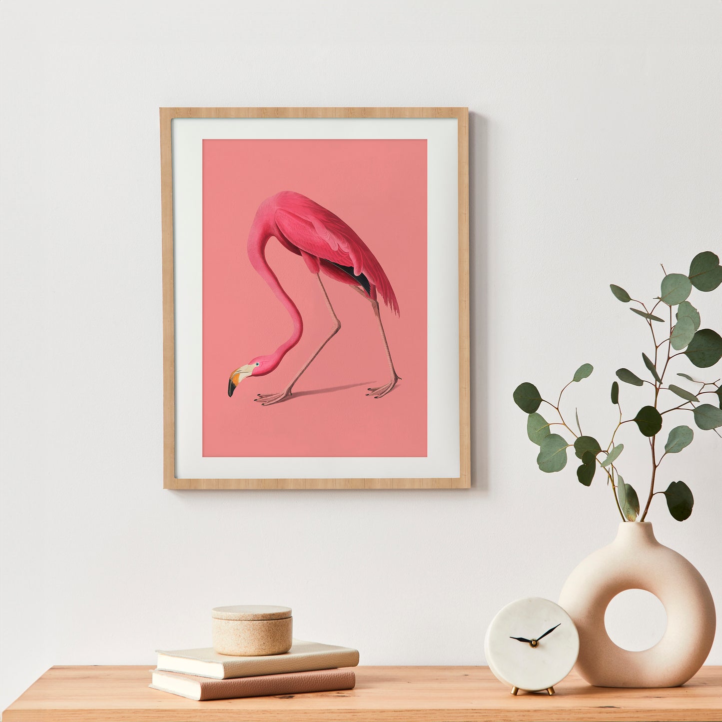 Pink Flamingo Art Print