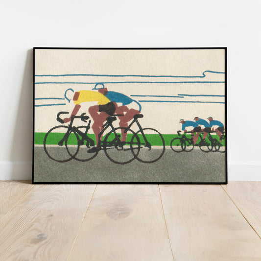 Tour de France Cycling Print