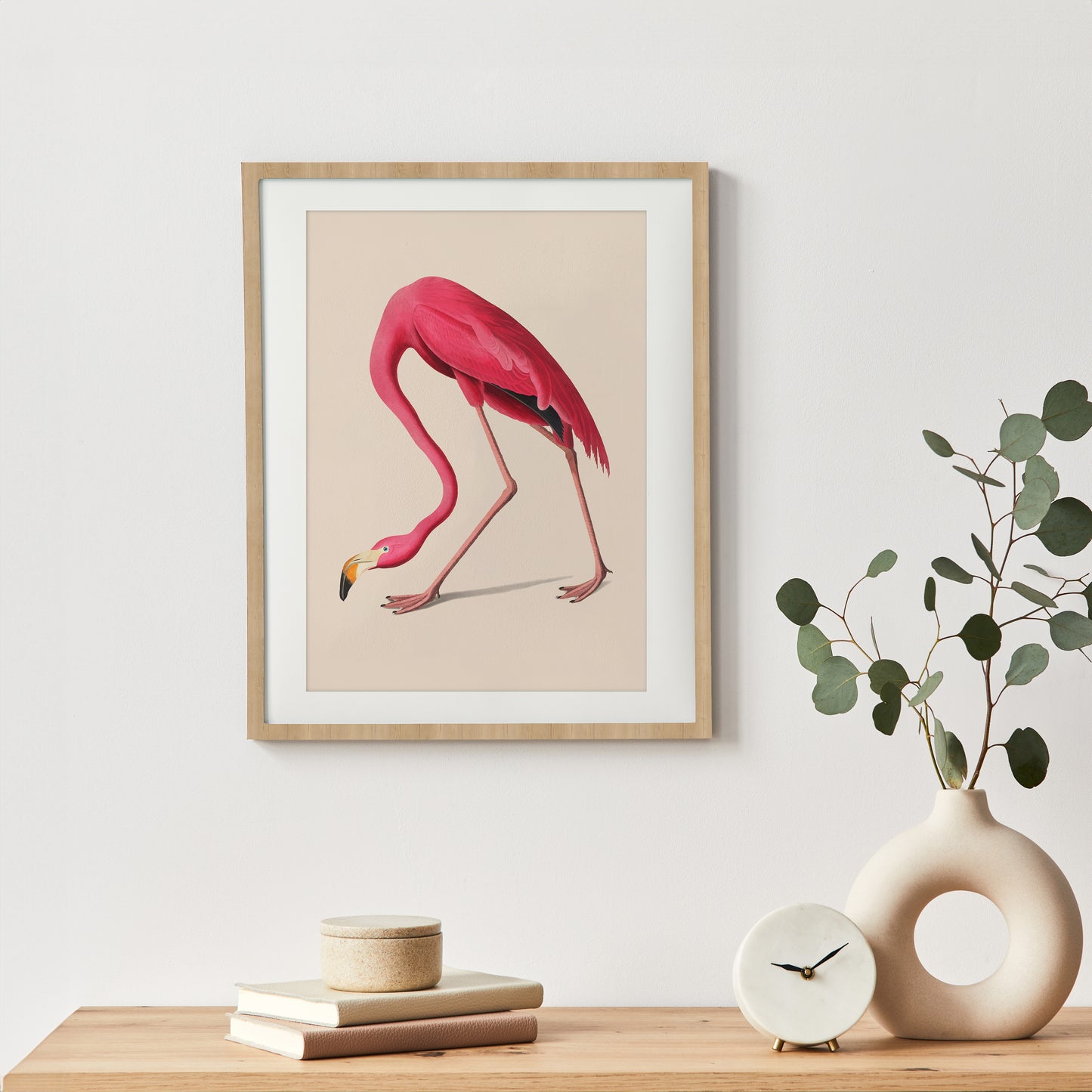 Pink Flamingo Art Print