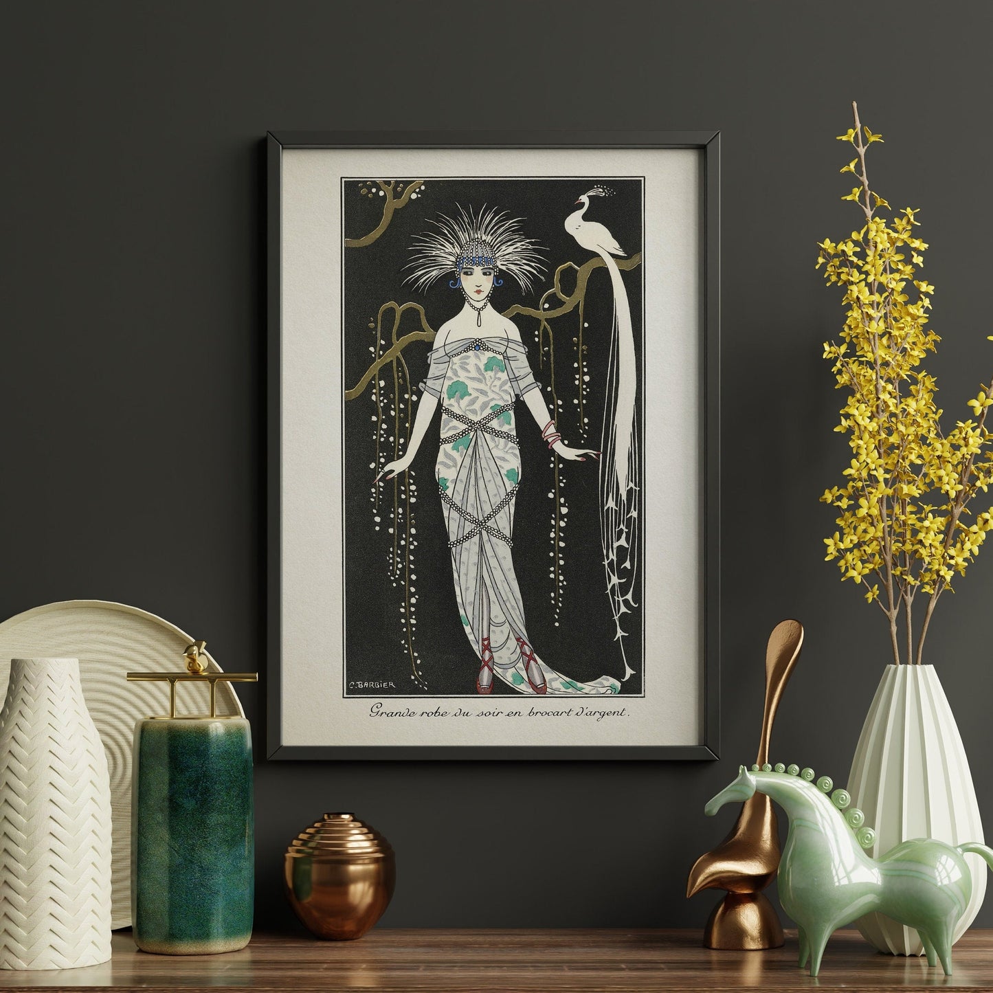 Set of Three Art Deco Prints | Vintage French Wall Art | 1930s Style Fashion | 3 Nouveau Poster Prints | Gallery Wall Prints