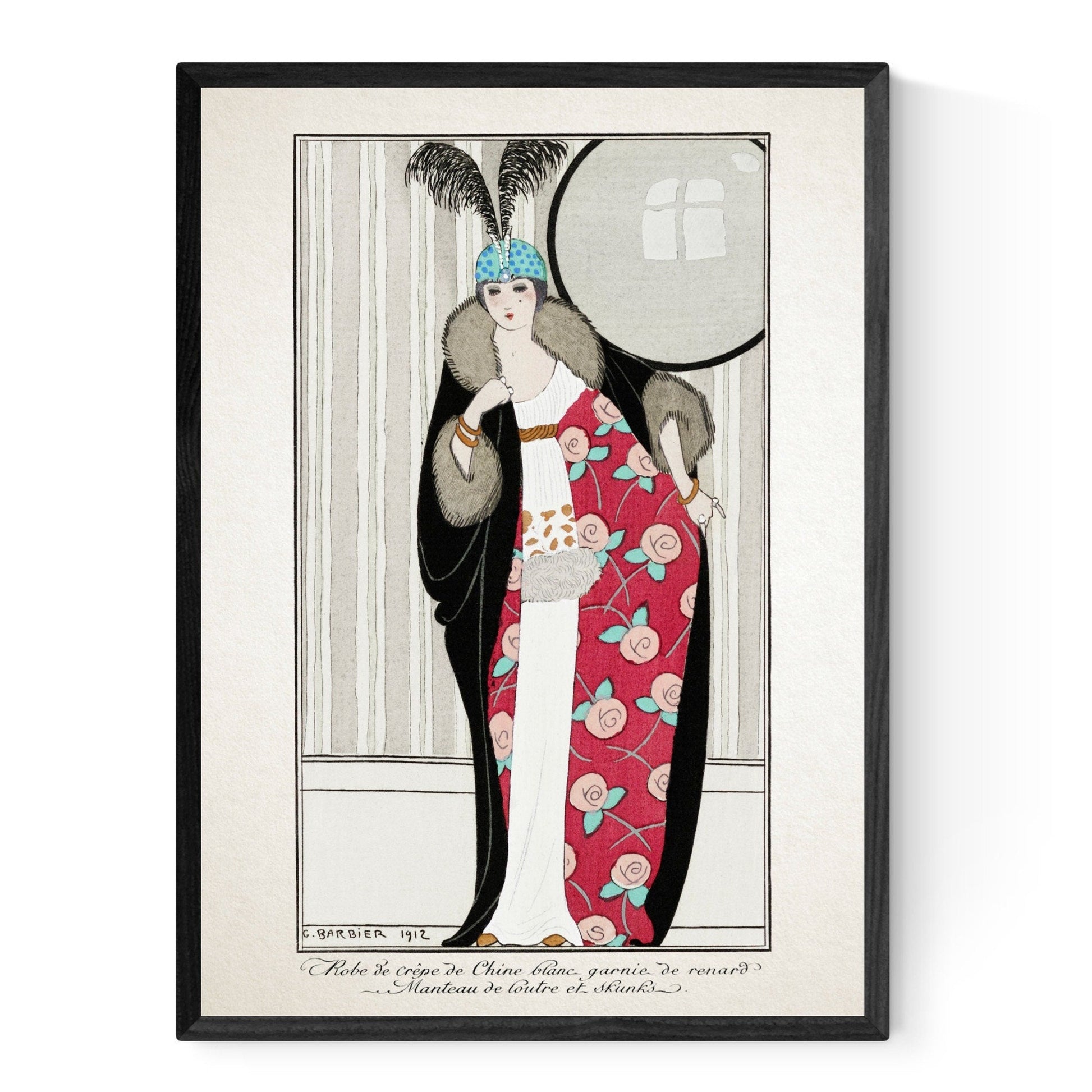 Set of Three Art Deco Prints | Vintage French Wall Art | 1930s Style Fashion | 3 Nouveau Poster Prints | Gallery Wall Prints