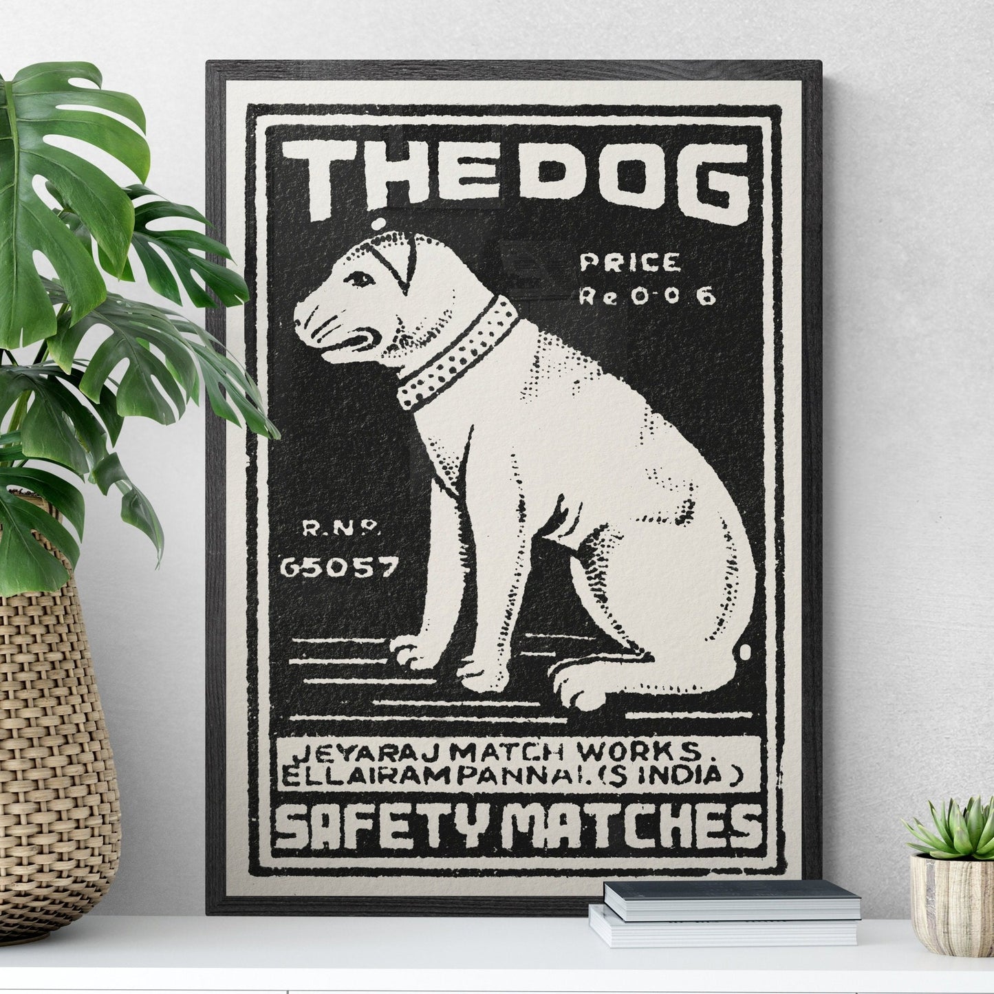 The Dog Print | Vintage Animal Art | Large Wall Decor | Antique Dog Poster