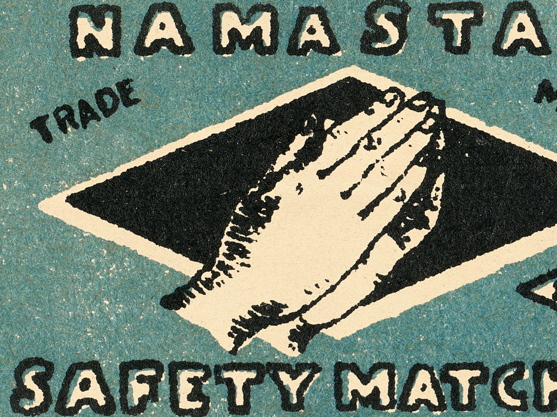Namaste Print | Vintage Yoga Art | Namastay Wall Art | Yoga Studio Decor | Spiritual Inspirational Gift | Meditation Poster