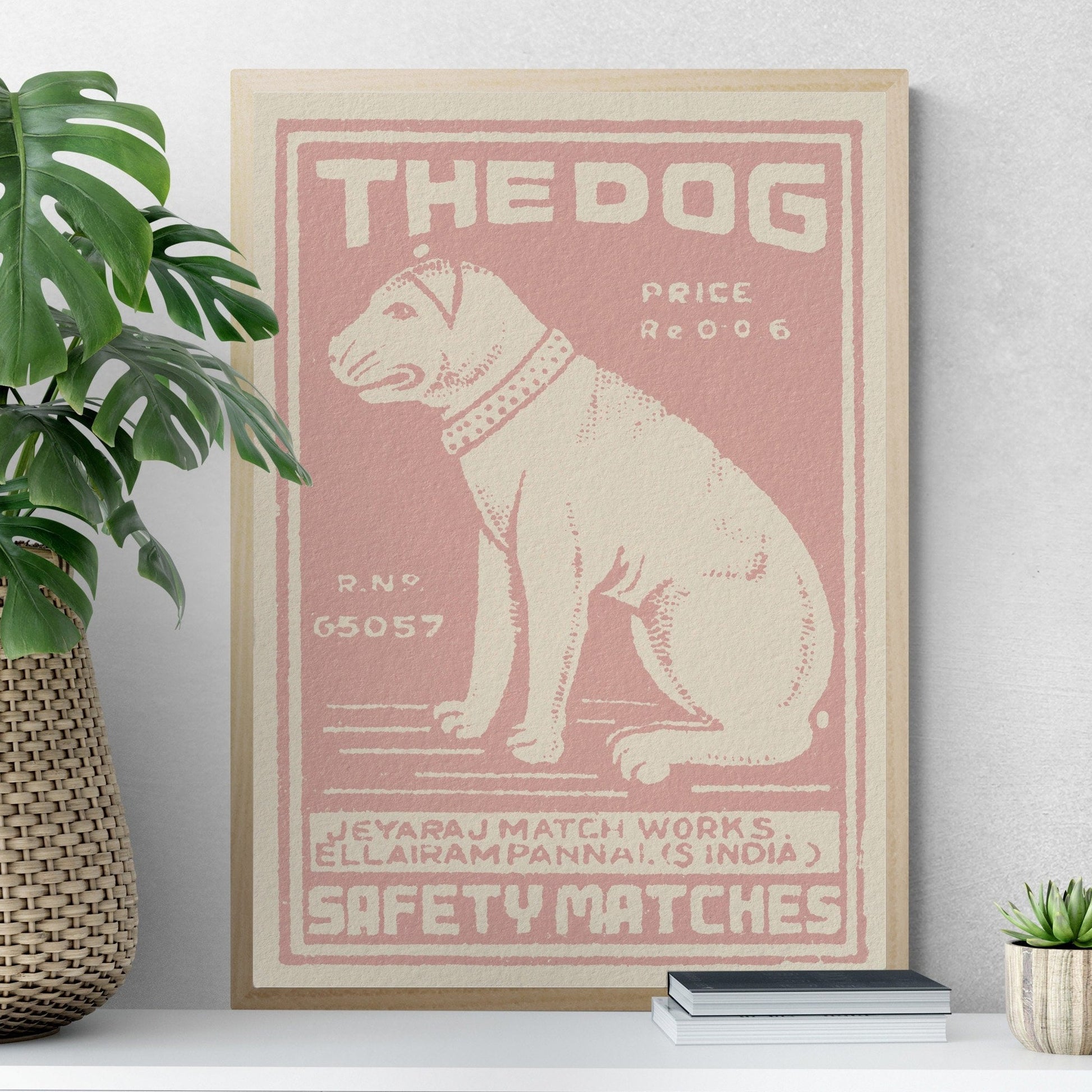 The Dog Print | Vintage Animal Art | Large Wall Decor | Antique Dog Poster