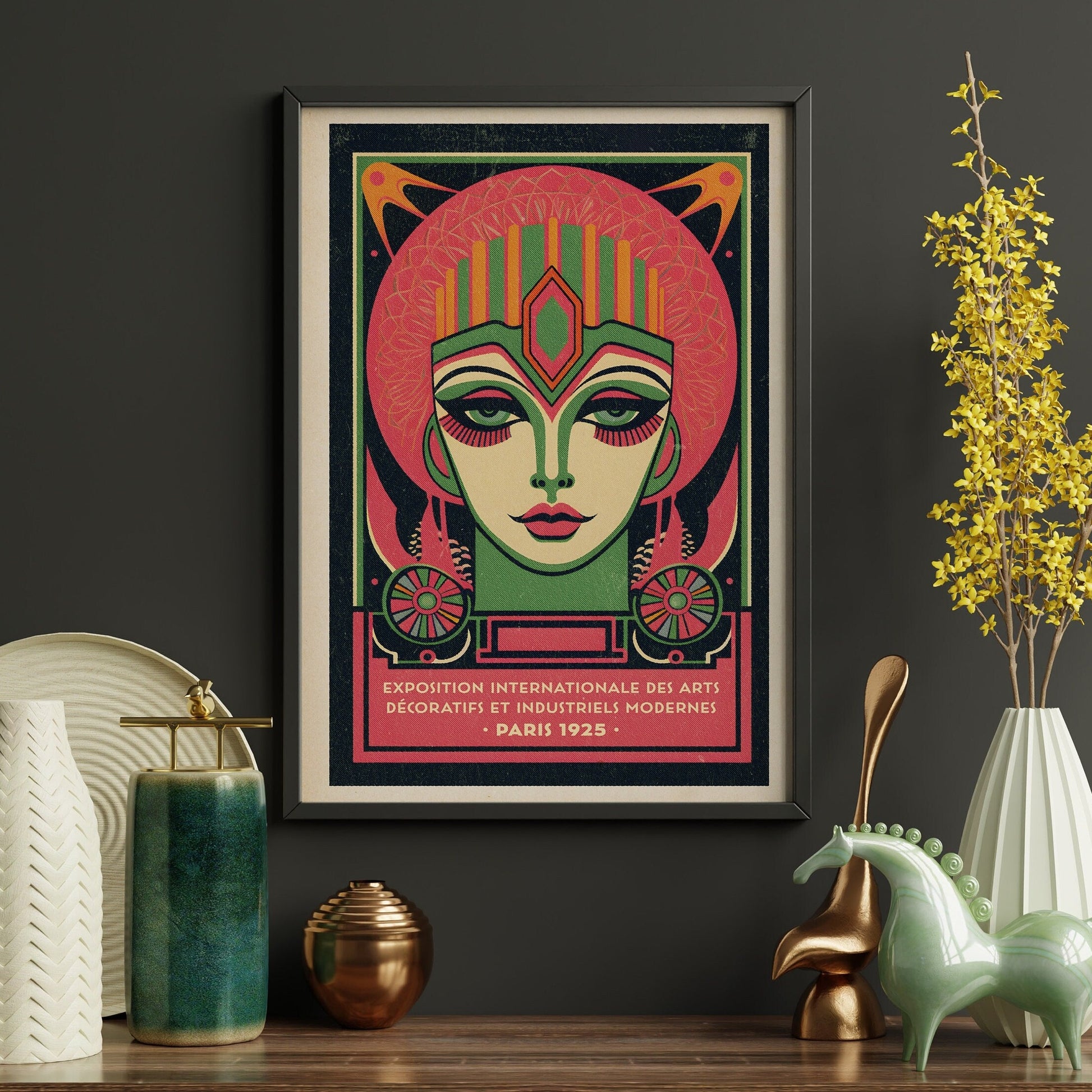 Art Deco Print | Unique Home Gift | Bathroom Decor | 1930s French Style | Deco Elegance