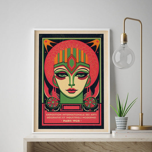 Art Deco Print | Unique Home Gift | Bathroom Decor | 1930s French Style | Deco Elegance