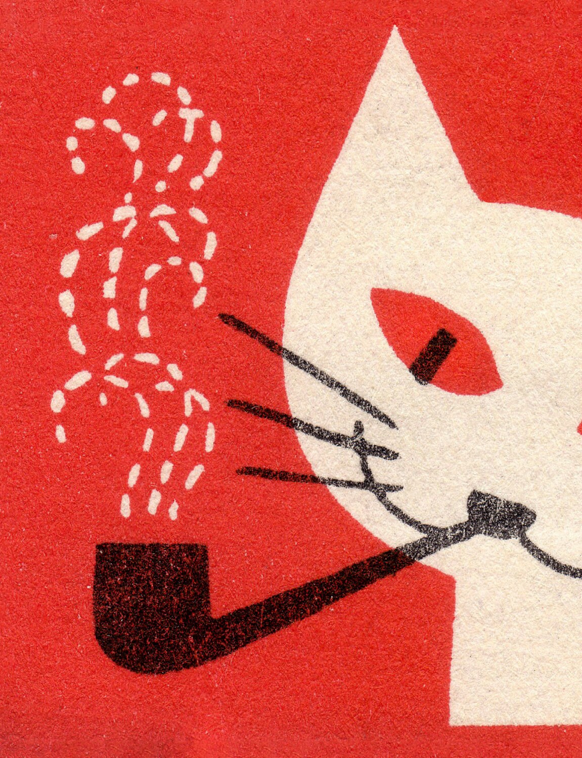 Vintage Cat Poster | Cat Decor | Love Cats Poster | Large Wall Art | Mid Century Modern
